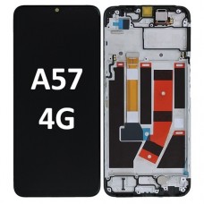 OPPO A57 4G (2022) LCD touch screen with frame (Original Service Pack) [Black] 4130239